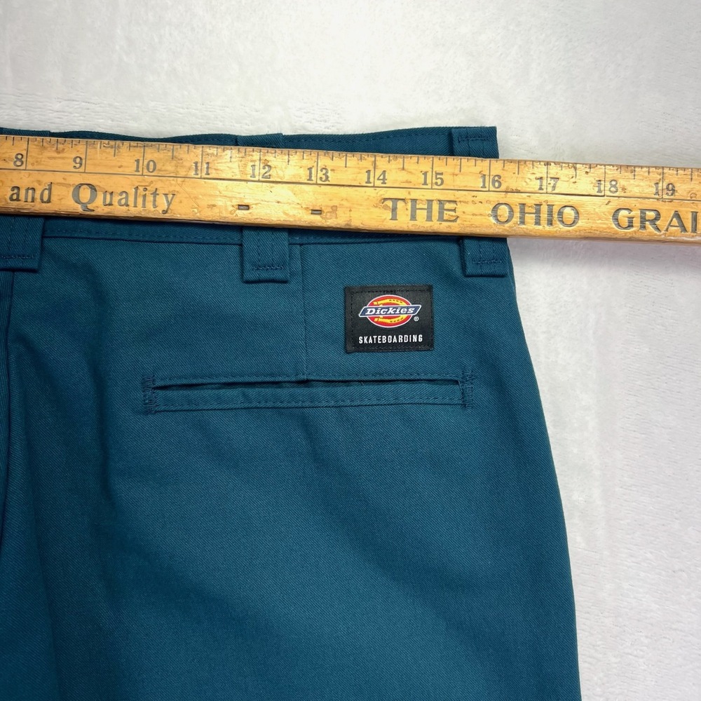 Dickies Skateboarding Double Knee Pants Mens Size 32 Teal Blue Workwear WJ07320 - Picture 7 of 8
